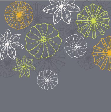 El yapımı kaktüs. Vektör arkaplanı