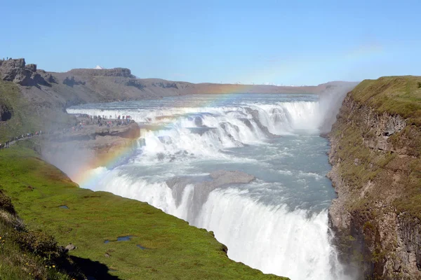 Водопад Галлфосс Исландии — стоковое фото