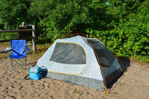 Beach Camping In Sandy Hook National Recreation Area, New Jersey