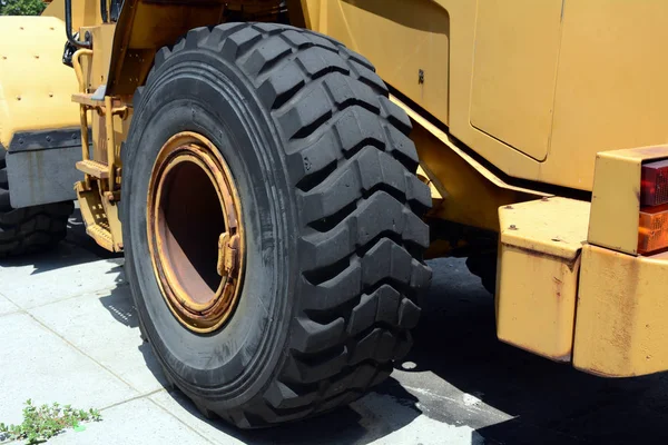 Closeup Wheel Excavator — Stock Photo, Image