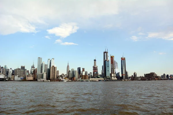 West Side Midtown Manhattan Skyline Rio Hudson — Fotografia de Stock