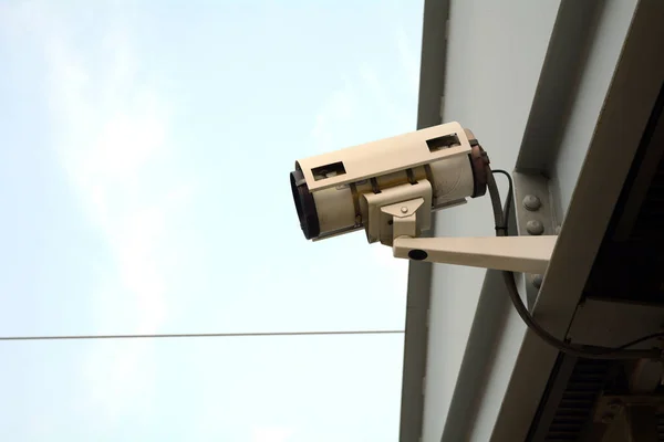 CCTV Security Camera on Building