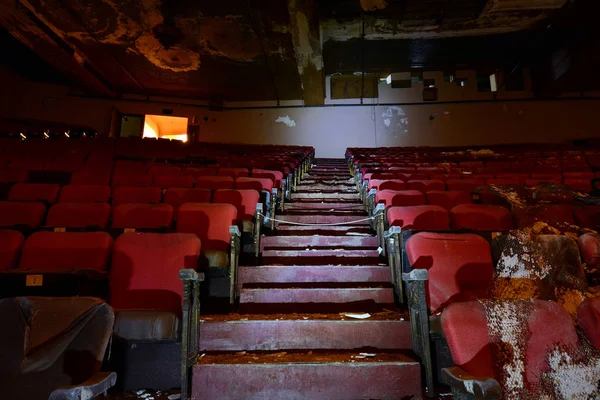 Balcony Seating In an Abandoned Theater