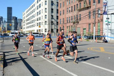 New York maratonunu, 10 sokak ve 44 sürücü, Queen, Ny, ABD üzerinde 4 Kasım 2018 erkek koşucu grubu