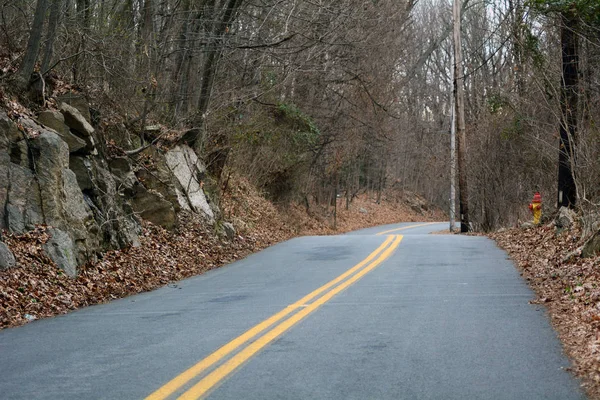 Strada Rurale Westchester Upstate New York — Foto Stock