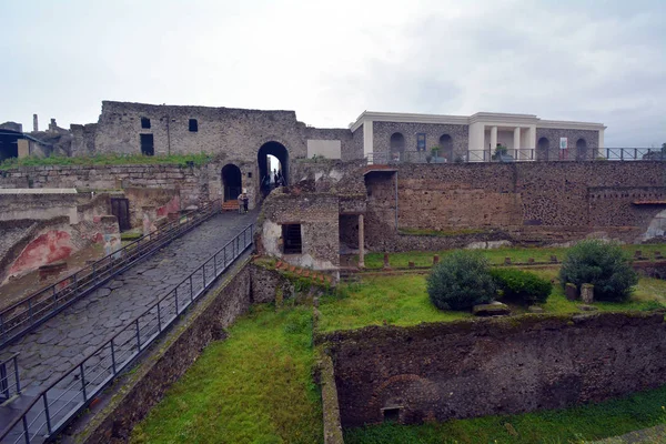Entrada Las Ruinas Pompeya Italia —  Fotos de Stock