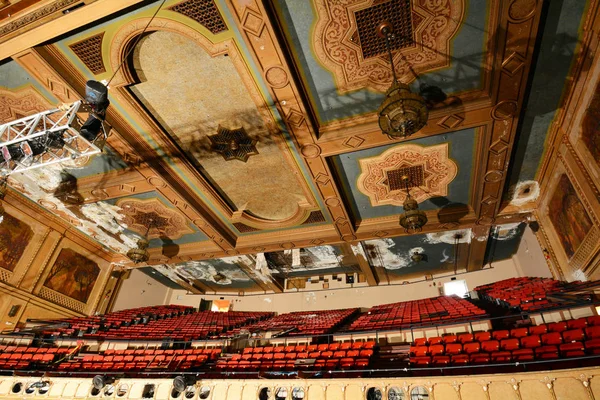 Photography Tour Ceiling Upper Level Paramount Theater 1676 Main Street — Stock Photo, Image