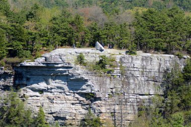 Pattersons Pallet Overlook at Lake Minnewaska State Park In the Shawangunk Mountains of New York clipart