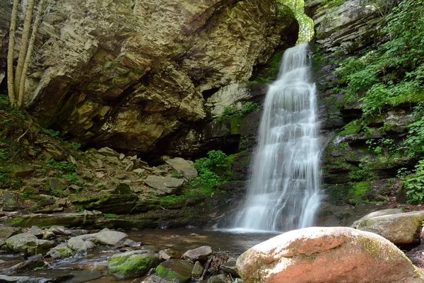 Cachoeira Rondout Creek Nas Montanhas Catskills — Fotografia de Stock