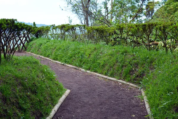 Weg Naar Het Landschap Met Uitzicht Buurt Van Furnas Het — Stockfoto