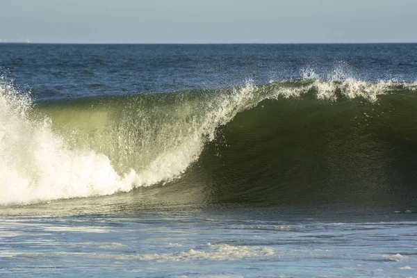 Vague Océan Atlantique Depuis Rockaway Beach Queens New York — Photo