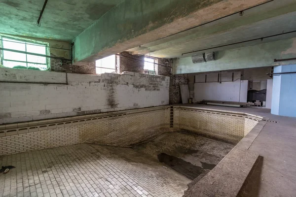 Indoor Swimming Pool Abandoned Building — Stock Photo, Image