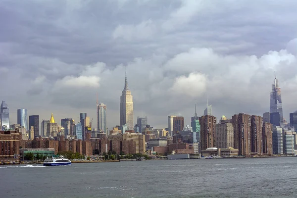 Midtown Manhattan Skyline Williamsburg Manhã — Fotografia de Stock