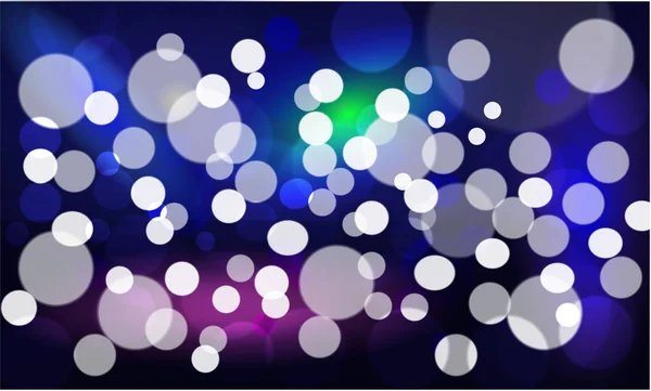 Bokeh Étoiles Rondes Floues Comme Tendance Abstraite Colorée Background Vif — Image vectorielle