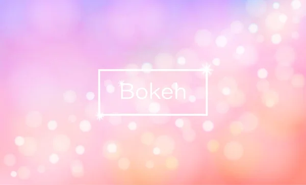 Bokeh Luxe Fond Vectoriel Lumineux Coloré Flou Une Belle Couleurs — Image vectorielle