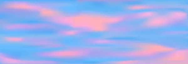 Vecteur Des Nuages Ciel Bleu Lumière Soleil Dans Soirée Avec — Image vectorielle