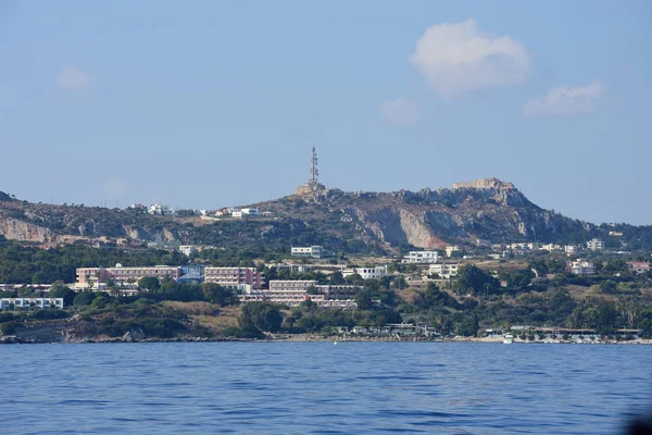 Blick Auf Die Küste Der Griechischen Insel Rhodos — Stockfoto