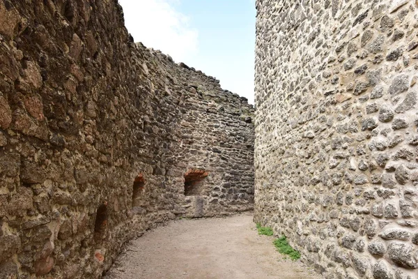 Les Ruines Château Chojnik Situé Sur Mont Chojnik 627M Dessus — Photo