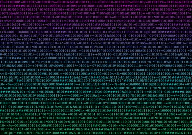 İllüstrasyon renkli kaynak kodu, siyah arka plan