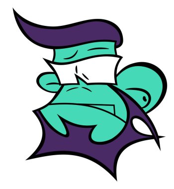 Graffiti sokak sanatı, baş maymun