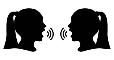 Kızlar, iletişim veya bağımsız değişken siluetleri