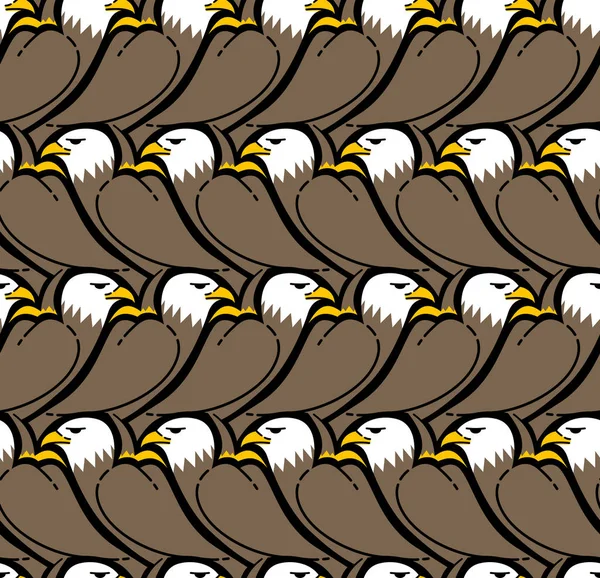 Bald Eagle, bakgrund i Escher Style — Stock vektor