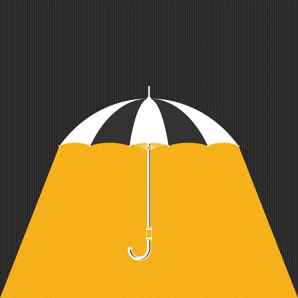 Vector Illustration Umbrella Colored Background — Stock Vector