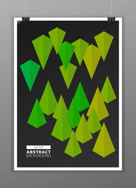 Composición abstracta, tarjeta de visita Gráficos vectoriales
