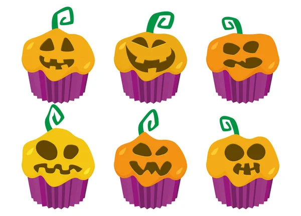 Fondo de Halloween diseño plano — Vector de stock