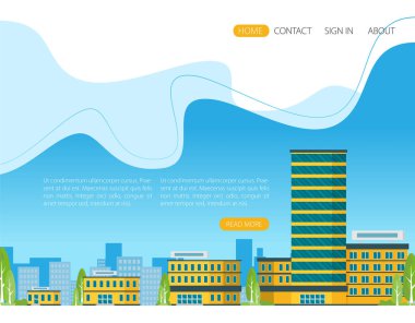 binalar ile Web sitesi tasarımı çizimi 