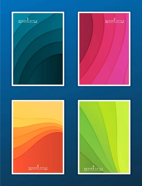 Broşür Tasarım Şablonu Geometrik Şekiller Modern Arka Infographic Concept Flat — Stok Vektör