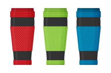 satırda renkli dönem bardak yerleştirilir