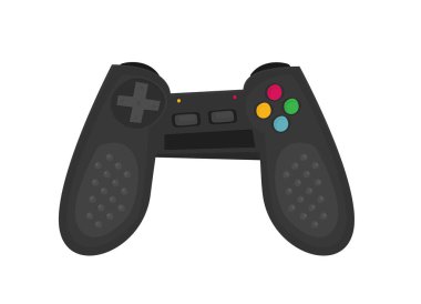 Video oyunu afişi vektör illüstrasyonu, konsol kavramı