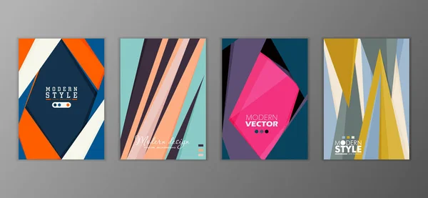 Broschüre Design Logo Vektor Illustration — Stockvektor