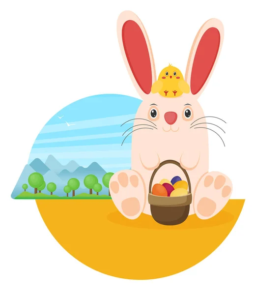 Patrón Festivo Feliz Pascua Fondo — Vector de stock