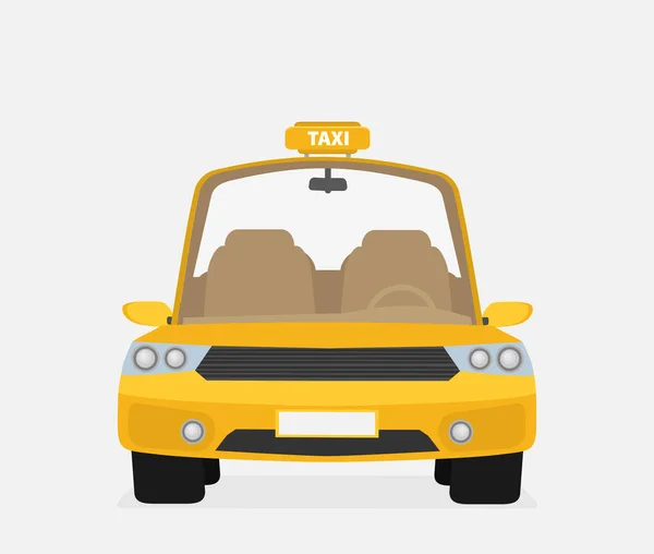 Taksi Arabasının Vektör Çizimi — Stok Vektör