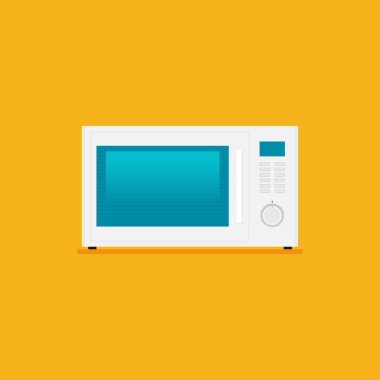 stylish icon of microwave oven, vector illustration clipart