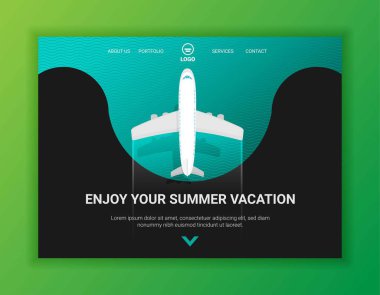 Web siteleri veya uygulamalar için web sitesi şablonu