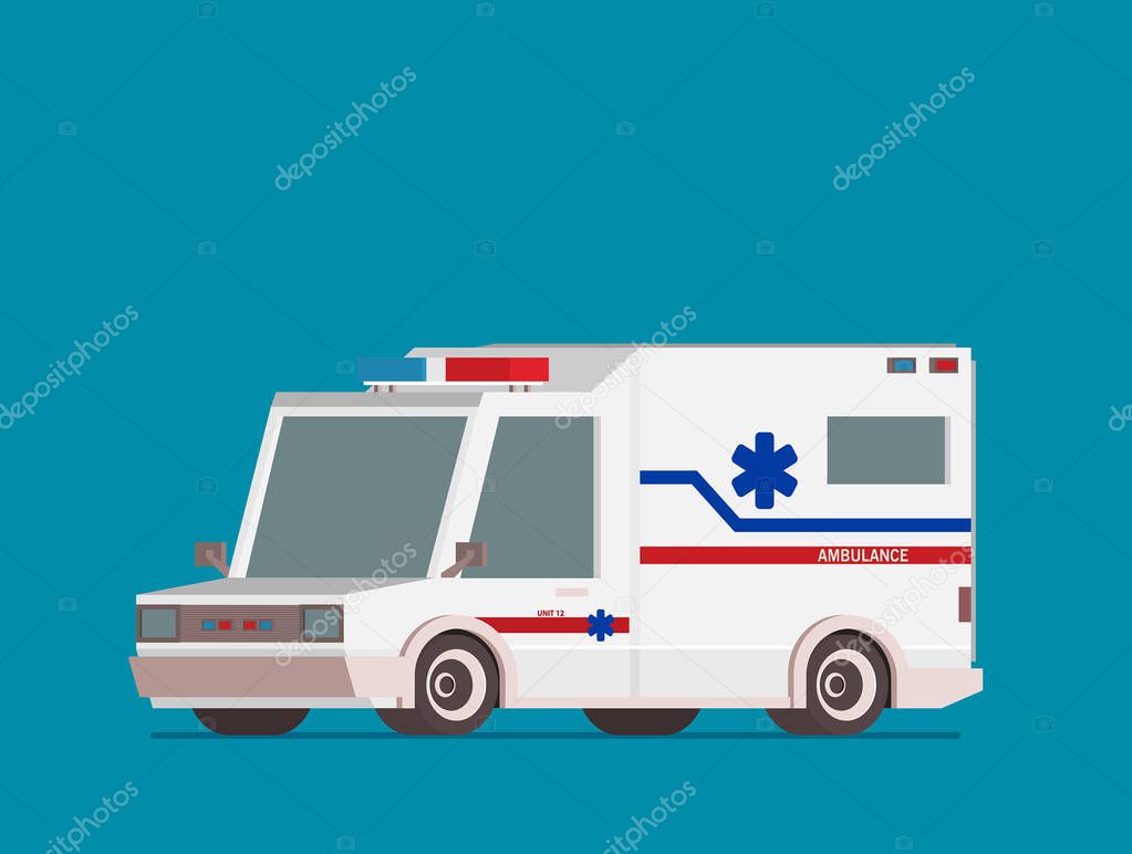 ambulance icon,vector illustration 