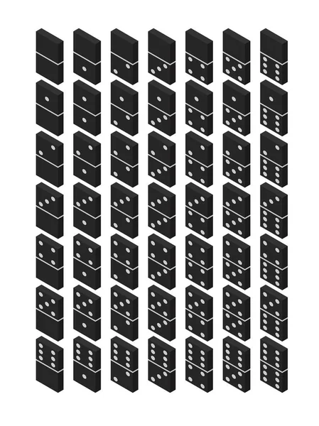 Domino Symbol Vektor Illustration — Stockvektor