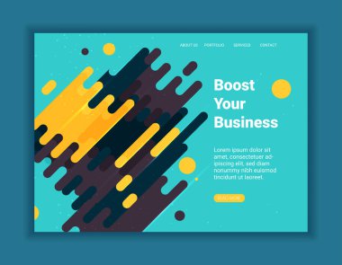 Web için soyut sanat arkaplanı ve modern vektörü yazdır