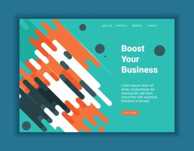 Web için soyut sanat arkaplanı ve modern vektörü yazdır