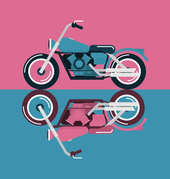 Motocicleta Clássica De Vetor Plano Com Motociclista De Desenho Animado  Brutal Royalty Free SVG, Cliparts, Vetores, e Ilustrações Stock. Image  128070413