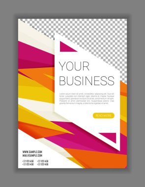 Web ve yazdırma için soyut sanat arkaplanı, vektör illüstrasyonu