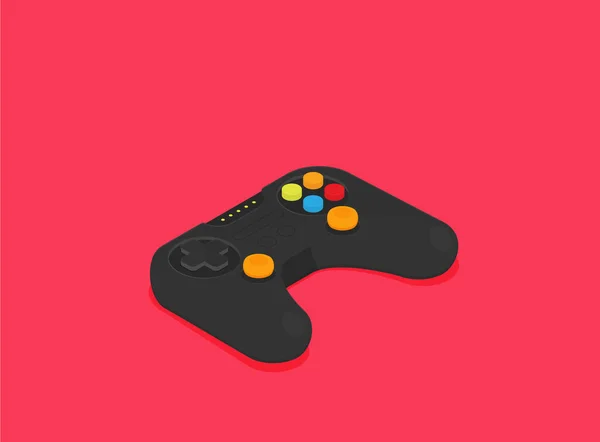 ゲームバナーのベクトルイラスト コンソールコンセプト — ストックベクタ