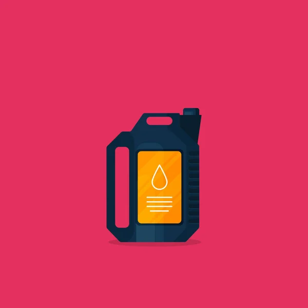 粉红背景的燃料罐图标 — 图库矢量图片