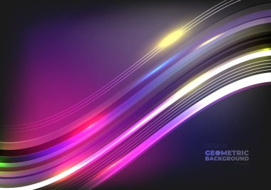 Web ve tasarım için teknolojik arkaplan renk vektörü