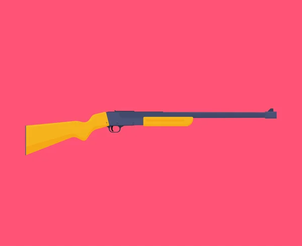 Ilustración Vectorial Diseño Moderno Con Rifle — Vector de stock