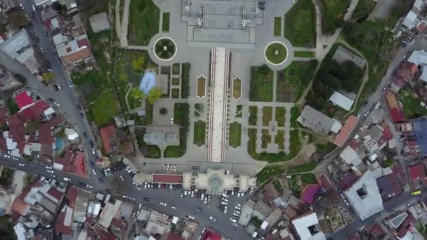 Vista Abajo Hacia Arriba Catedral Tiflis — Vídeos de Stock