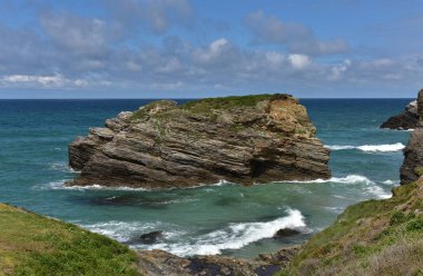 Monumento natural de la Playa de las Catedrales in galicia